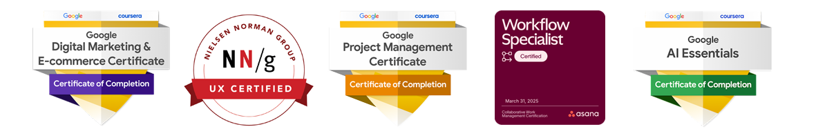 Trainings and Certification badges